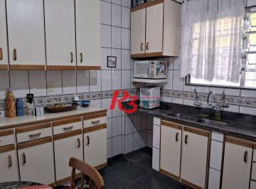8f5f3c9b8c2a5a5aeefcf3b66c54bfc69e608ce5 · Sobrado com 3 dormitórios à venda, 120 m² por R$ 480.000,00 - Chico de Paula - Santos/SP
