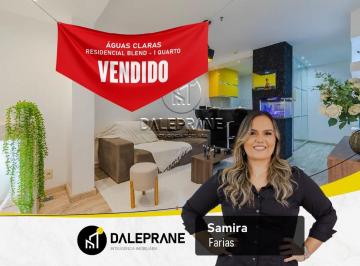 Apartamento de 1 quarto, Águas Claras · AV DAS ARAUCÁRIAS - RESIDENCIAL BLEND - 01 QUARTO - VARANDA - MOBILIADO