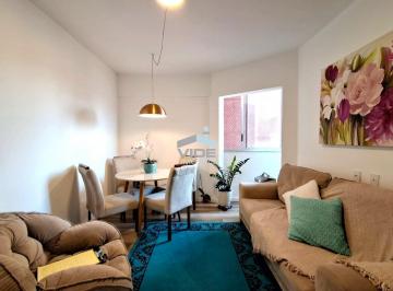 SALA VISÃO LATERAL · Apartamento à venda em Campinas-SP, no Bosque, com 1 quarto, 2 salas, 1 banheiro, 1 vaga na garagem,
