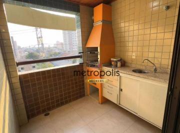 Varanda Gourmet · Apartamento com 3 dormitórios para alugar, 94 m² por R$ 4.328,00/mês - Jardim - Santo André/SP