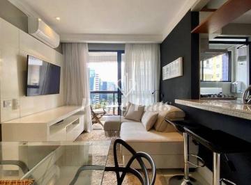 Apartamento · 40m² · 1 Quarto · 1 Vaga · Flat disponível para locação no Condomínio Edifício Espaço Alpha, com 40m², 1 dormitório e 1 vaga