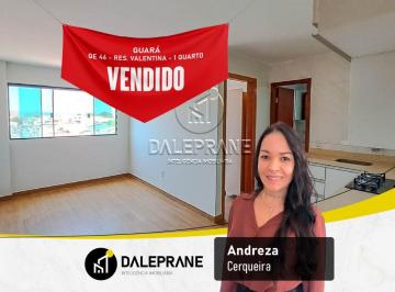Apartamento de 1 quarto, Guará · KITNET RESIDENCIAL VALENTINA GUARÁ 2 NASCENTE VISTA LIVRE DESOCUPADO