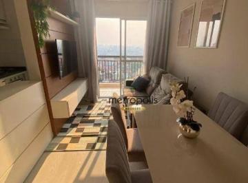 Sala · Apartamento com 2 dormitórios à venda, 51 m² por R$ 405.000,00 - Utinga - Santo André/SP