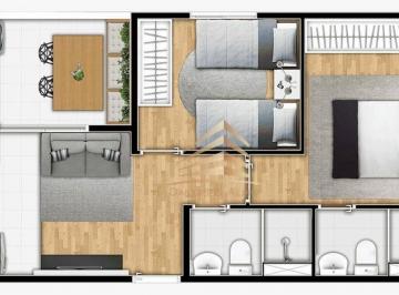 1d2188543ea4180ca1f3559cf67d56f5ee98e014 · Vendo Apartamento à venda, 43 m² por R$ 317.200 - Vila das Bandeiras - Guarulhos/SP