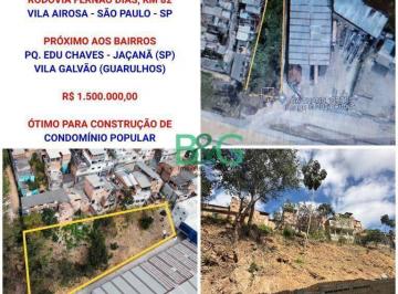 0d1e67725dc64d2e905d51e294b518e098eb44f4 · Terreno à venda, 1457 m² por R$ 1.500.000,00 - Parque Edu Chaves - São Paulo/SP