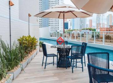 ed6124ab28e54919d2b30c3431c1ff8597ee4fa8 · Aquarius Residence - Apartamento com 2 Suítes à Venda, 54 m² por R$ 727.600 - Praia de Iracema - For