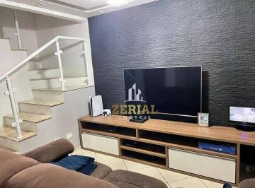 7d6f82f8fad70bf90a6a211d99b2425cb7236190 · Sobrado com 2 dormitórios à venda, 90 m² por R$ 550.000,00 - Utinga - Santo André/SP