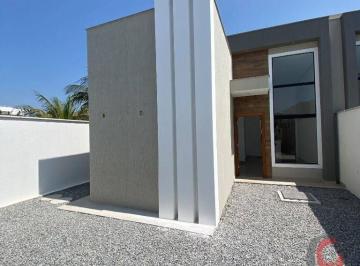 251556ca442d6e1a54f265df1098feb31635fb2f · Casa Linear Nova com Terraço, 3 Quartos Sendo 1 Suíte à venda, 100 m² por R$ 485.000 - Atlântica - R