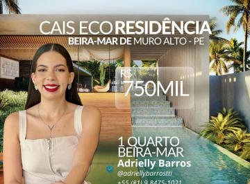 Apartamento de 1 quarto, Ipojuca · Apartamento em Porto de Galinhas em Muro Alto | Cais Eco Residência da DUE 