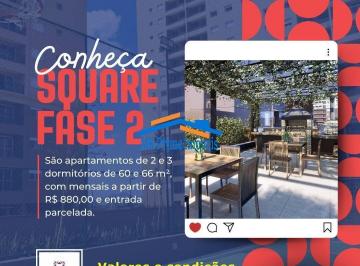 Apartamento · 60m² · 2 Quartos · Apartamento Garden Duo c/ 60m² na planta no Cond. Square em Carapicuíba/SP