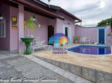 2b7323bf9e6675aa3721e40886fff117dad0dc3f · Casa com 3 dormitórios à venda, 160 m² por R$ 640.000,00 - Balneário Três Marias - Peruíbe/SP
