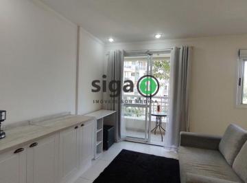 Apartamento · 33m² · 1 Quarto · 1 Vaga · Studio mobibiliado de 33m², locação por R$ 3.197,00 - Panamby - São Paulo/SP