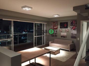 Apartamento · 89m² · 1 Quarto · 1 Vaga · Duplex equipado e decorado com 89m2, 1 suite, lavabo, cozinha planejada, lavanderia e 1 vaga garagem