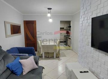 Apartamento · 90m² · 2 Quartos · APARTAMENTO NA REGIÃO PRÓXIMO AO HORTO, 2 DORMITÓRIOS, QUINTAL, SEM VAGA E SEM ELEVADOR