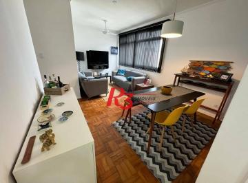 44142ae3331211f311cd5969a3577c17ee0104e0 · Apartamento com 2 dormitórios à venda, 89 m² por R$ 860.000,00 - Embaré - Santos/SP
