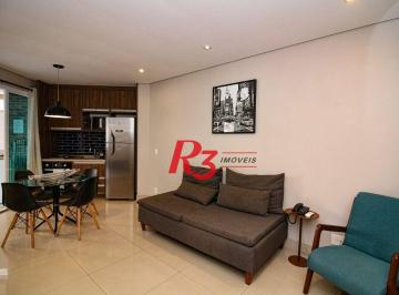 17090719ec1e66dc6a46048fe8a8758dcdaf4525 · Apartamento com 1 dormitório à venda, 63 m² por R$ 766.000,00 - Pompéia - Santos/SP