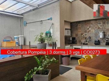 2e59c9db3a1bb75875915061a97bfa2ae2a41cb1 · Cobertura 3 quartos, 205m², R. Dr. Augusto de Miranda, 452 - Pompeia, Cond. Villa Bella (SUSPENSO).