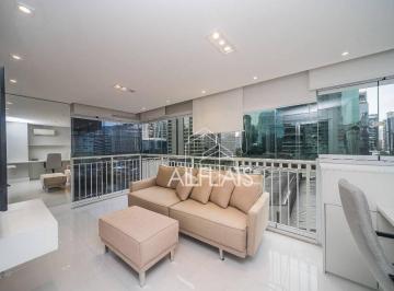 Sala · Apartamento com 1 quarto para alugar, 54 m² - Itaim Bibi - São Paulo/SP