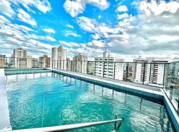 Apartamento · 82m² · 2 Quartos · 1 Vaga · Guilhermina ! R$ 470 Mil - Novo 2 Dormts, 1 suíte, varanda gourmet, 1 vaga
