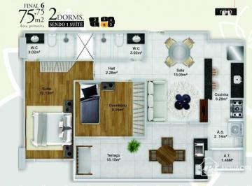 2d618b027b64ccd49346d8026935e4f637bd33f1 · Apartamento com 2 quartos à venda na Vila Guilhermina Praia Grande/SP