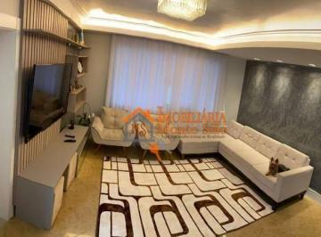 0f1d7f11bada2756af345ca6450b5e7415ec3812 · Sobrado com 3 dormitórios à venda, 160 m² por R$ 790.000,00 - Parque Santo Antônio - Guarulhos/SP