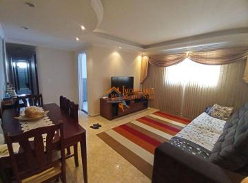 13c2dc34dfa207557828dd0832952b0736873c47 · Apartamento com 2 dormitórios à venda, 77 m² por R$ 450.000,00 - Macedo - Guarul