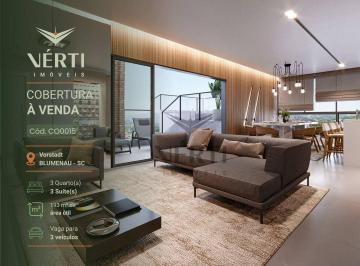 c3dd817be02070a27573b8993a3d9cc205cf509a · Cobertura com 3 suítes à venda, 193 m² - Residencial Alphaville - Vorstadt - Blumenau/SC