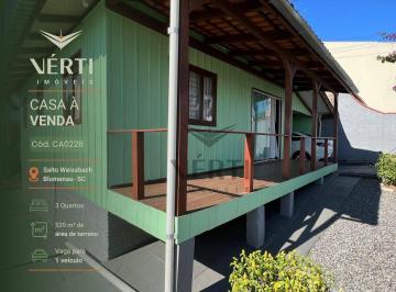45c5a628ec4bc35406e2e53068956aeba8c2198a · Casa com 3 dormitórios à venda, - Salto Weissbach - Blumenau/SC