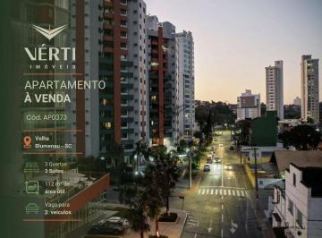 a857a407f07503b003eee94395dc80d824295367 · Apartamento com terraço, 3 suítes e 2 vagas de garagem à venda, 112 m² - Velha - Blumenau/SC