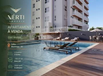 a95dae95c79a1784cb96ed25c467bb52f5a250d2 · Cobertura Plana à venda, 188 m² - Velha - Blumenau/SC