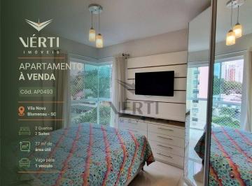 16ad4e1569a691db8b650ea1973e41ca799353bb · Apartamento com 2 dormitórios à venda, 77 m²  - Vila Nova - Blumenau/SC