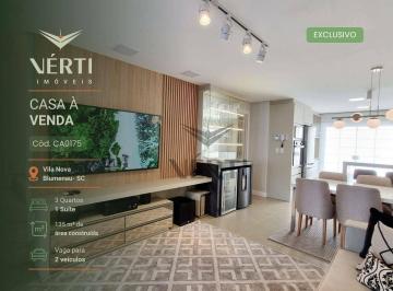 243ec169da10831eb9fb0d6f3dd0eff1dfae59bf · Casa com 3 dormitórios à venda, 135 m² por R$ 1.245.000,00 - Vila Nova - Blumenau/SC