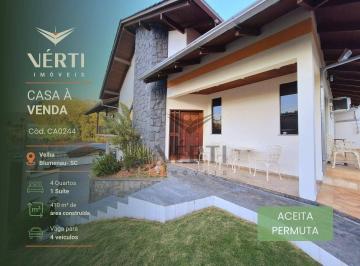 00f0602116616534d9c6d7229daeea8e0556a602 · Casa com 4 dormitórios à venda, 410 m² por R$ 1.300.000,00 - Velha - Blumenau/SC