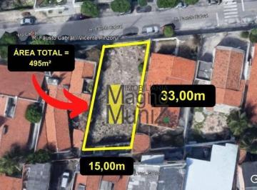 c58c4eed6e454eb9fe0b200e36dedbb8a7828cd7 · Terreno à venda medindo 495 m² por R$ 600.000 - Papicu - Fortaleza/CE