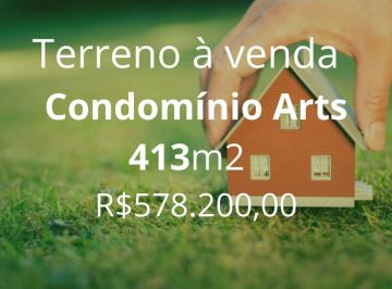 Terreno · 413m² · Terreno à venda, Condomínio Arts - Uberlândia/MG