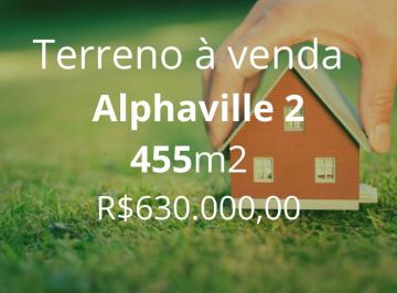 Terreno · 455m² · Terreno à venda, Condomínio Alphaville 2 - Granja Marileusa - Uberlândia/MG