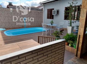 Casa · 200m² · 3 Quartos · 3 Vagas · Linda casa com 3 dormitórios à venda por R$ 510.600 - Cruzeiro - Gravataí/RS