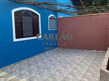 Casa · 75m² · 2 Quartos · 2 Vagas · Casa com 2 dorms, Jardim Praia Grande, Mongaguá - R$ 300 mil, Cod: 355083