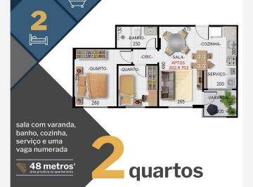 Apartamento · 48m² · 2 Quartos · 1 Vaga · Apartamento 2 quartos no bairro Morro da Glória por R$329.000,00