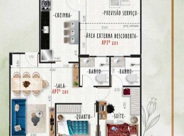 Apartamento · 111m² · 2 Quartos · 1 Vaga · Apartamento 2 quartos sendo 1 suíte, Garden no bairro Jardim Glória em Juiz de Forapor R$660.000,00