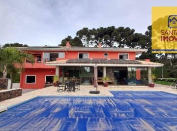 abc5c3ee6ad5491e46f031eae08ecfdd0be4fd75 · Chácara com 5 dormitórios à venda, 6200 m² por R$ 3.100.000,00 - Fazendinha - Campo Largo/PR