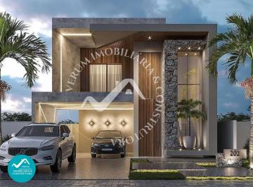 Casa · 210m² · 4 Quartos · 4 Vagas · Cond. Vivenda Das Marinas, Casa Duplex, 04 Suítes, Terreno + Planta Personalizada, Manaus Am.