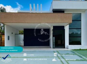 Casa · 160m² · 3 Quartos · 2 Vagas · Casa em cond. na Ponta Negra, 3 suítes, área construída 160,00 m2, Manaus, Am.