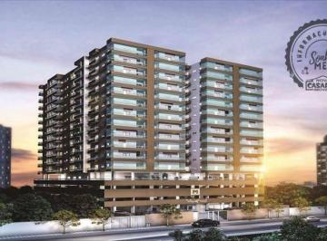 perspectiva fachada · Apartamento com 2 dormitórios à venda, 70 m² por R$ 460.000,00 - Caiçara - Praia Grande/SP