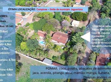 0 · Chácara a venda, 4.200m2 - Chácaras Bocaíuva Nova, Campinas