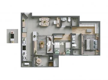 e0a57400cd89e07744867ad88900b7288ba19e42 · Apartamento com 3 dormitórios à venda, por R$ 1.244.000 - Ecoville - Curitiba/PR