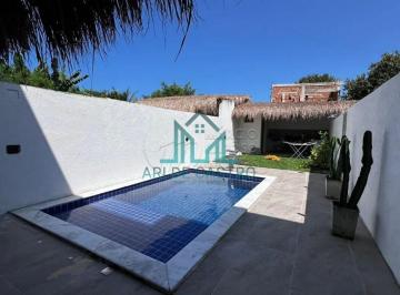 Casa · 150m² · 3 Quartos · Casa Mobiliada com 150,14m² com 3 Suítes, Piscina, em São Miguel dos Milagres - Alagoas