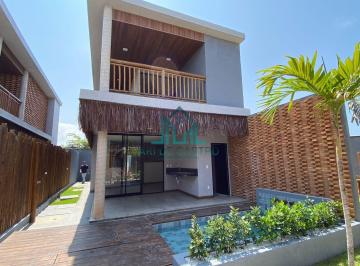 Casa · 159m² · 3 Quartos · 1 Vaga · Casa Duplex com 3 suítes e Piscina Privada, na Praia do Toque - São Miguel dos Milagres