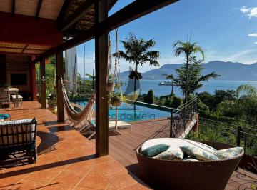 Casa · 350m² · 4 Quartos · 4 Vagas · Casa Com Vista Para o Mar em Siriúba - Ilhabela