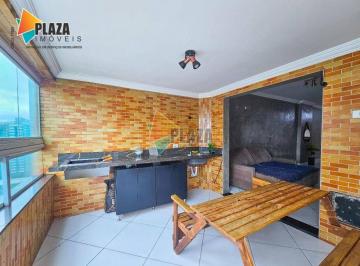 Apartamento · 116m² · 3 Quartos · 2 Vagas · Apartamento 3 dormitórios com 1 suíte para alugar, 116 m² por R$ 6.800/mês - Canto do Forte - Praia 